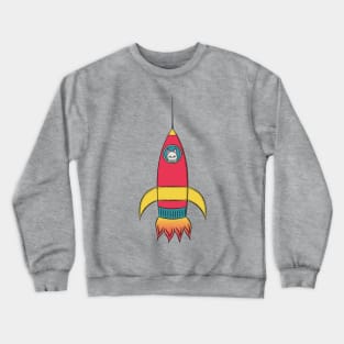 Rocket Cat Crewneck Sweatshirt